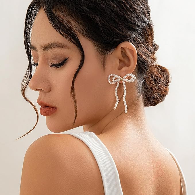 🎁 Arabella Bow Earrings (100% off)